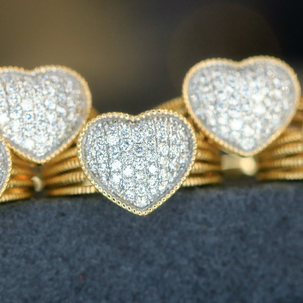 18K天然鑽石-閃亮愛心戒指