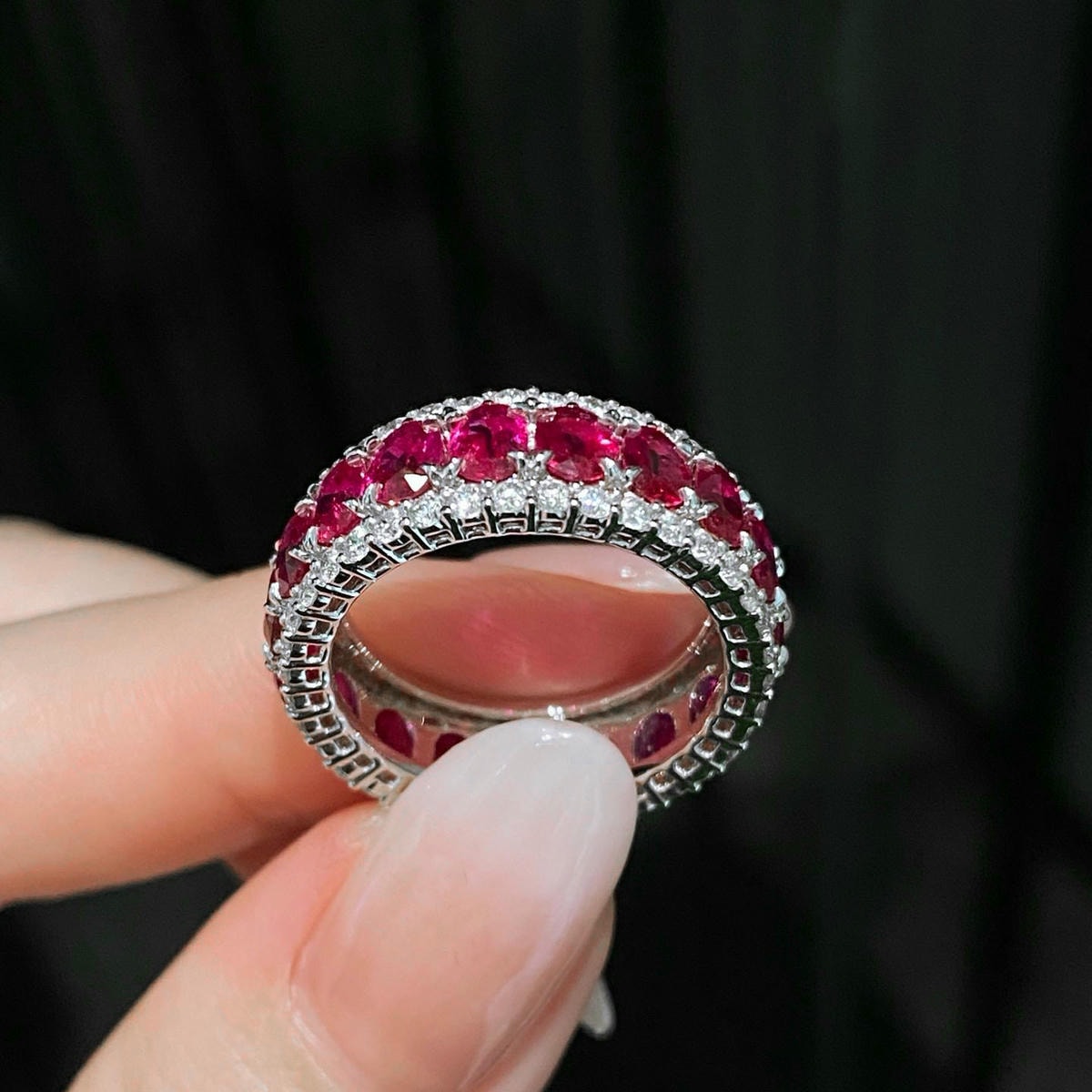 18K天然紅寶石-閃耀貴氣戒指