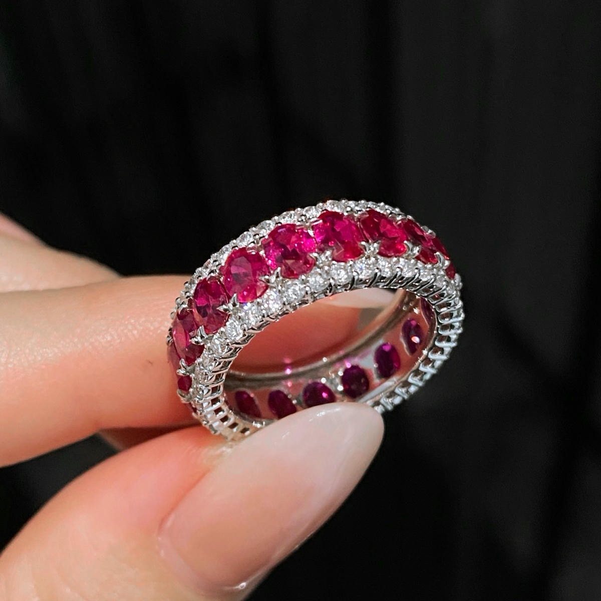 18K天然紅寶石-閃耀貴氣戒指