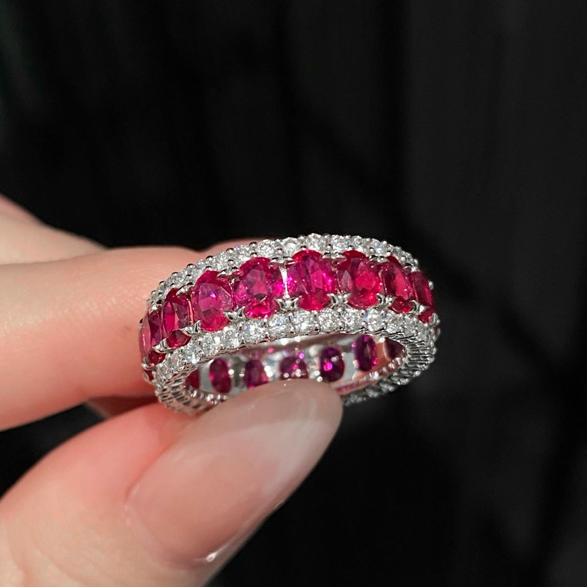 18K天然紅寶石-閃耀貴氣戒指