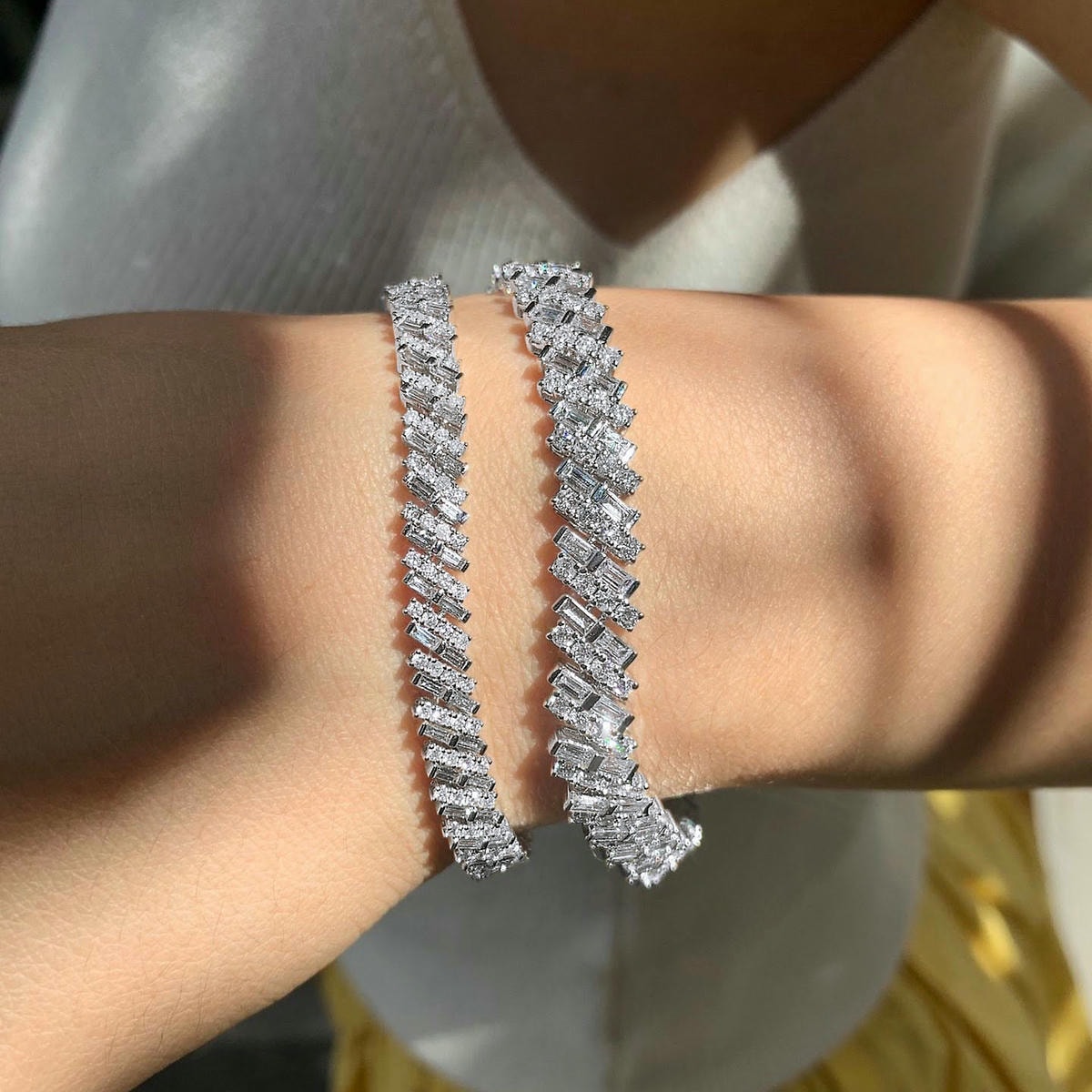 18K天然鑽石-閃耀貴氣手鍊
