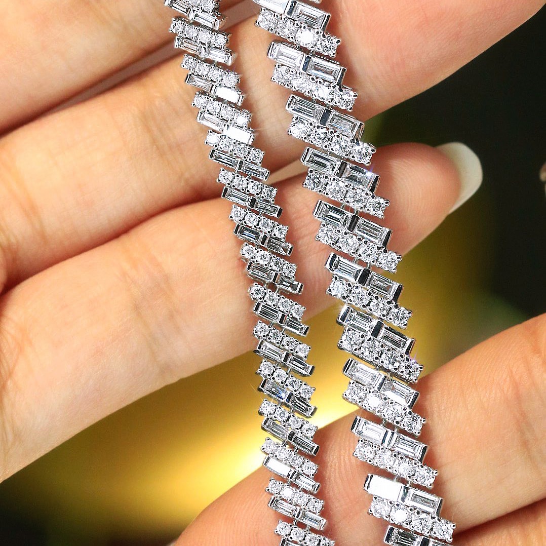 18K天然鑽石-閃耀貴氣手鍊