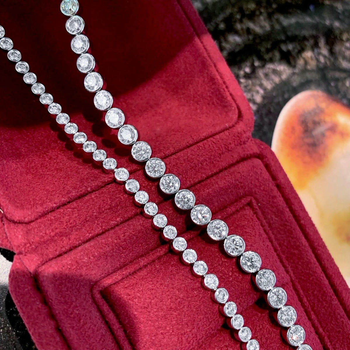 18K天然鑽石-經典閃閃泡泡手鍊 - 第3張圖 18K天然鑽石-經典閃閃泡泡手鍊