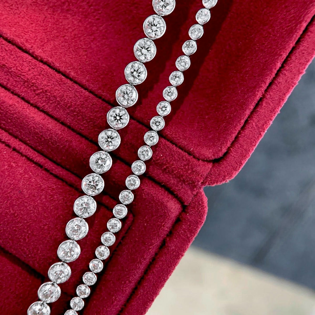 18K天然鑽石-經典閃閃泡泡手鍊 - 第9張圖 18K天然鑽石-經典閃閃泡泡手鍊