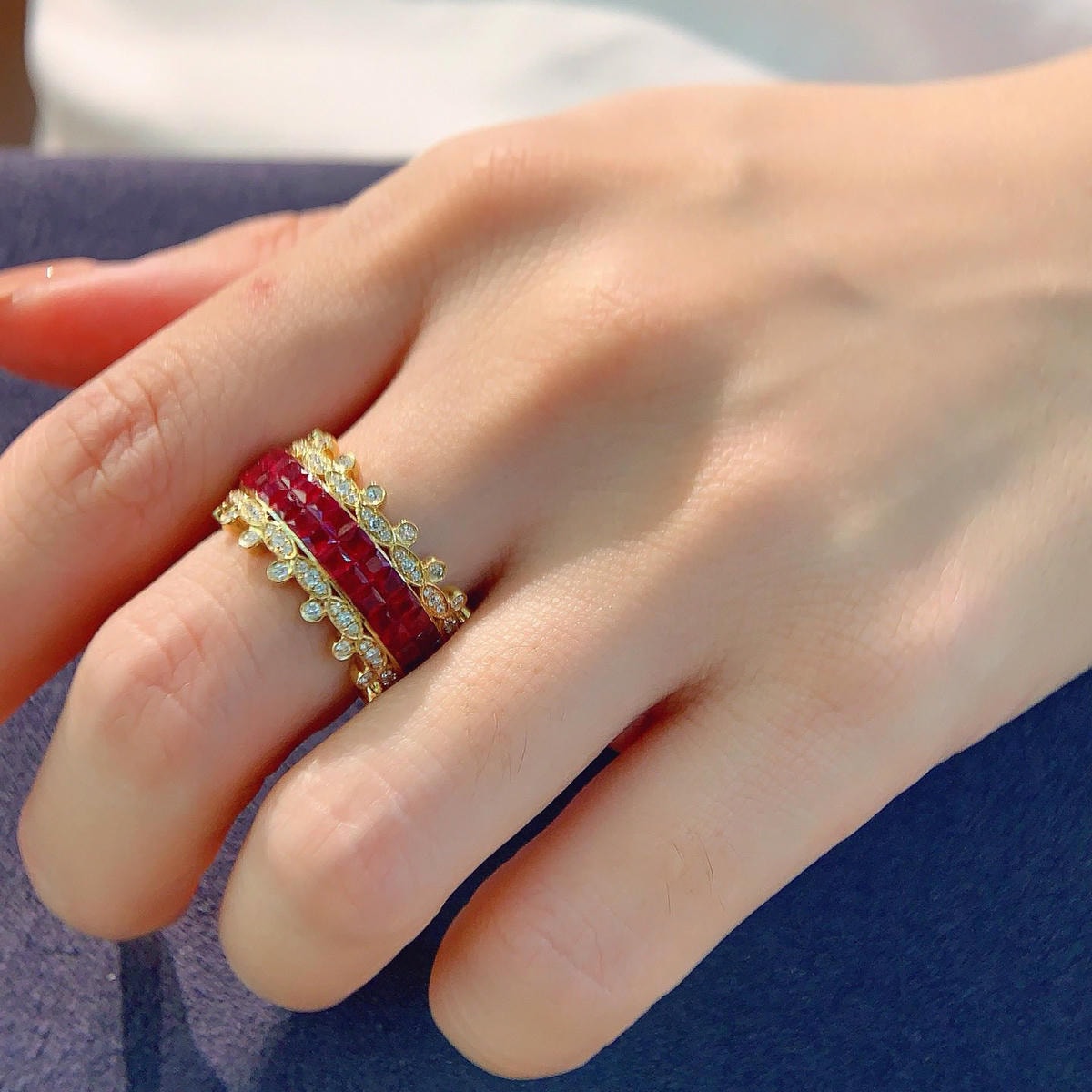 18K天然紅寶石-貴氣古典戒指 - 第8張圖 18K天然紅寶石-貴氣古典戒指