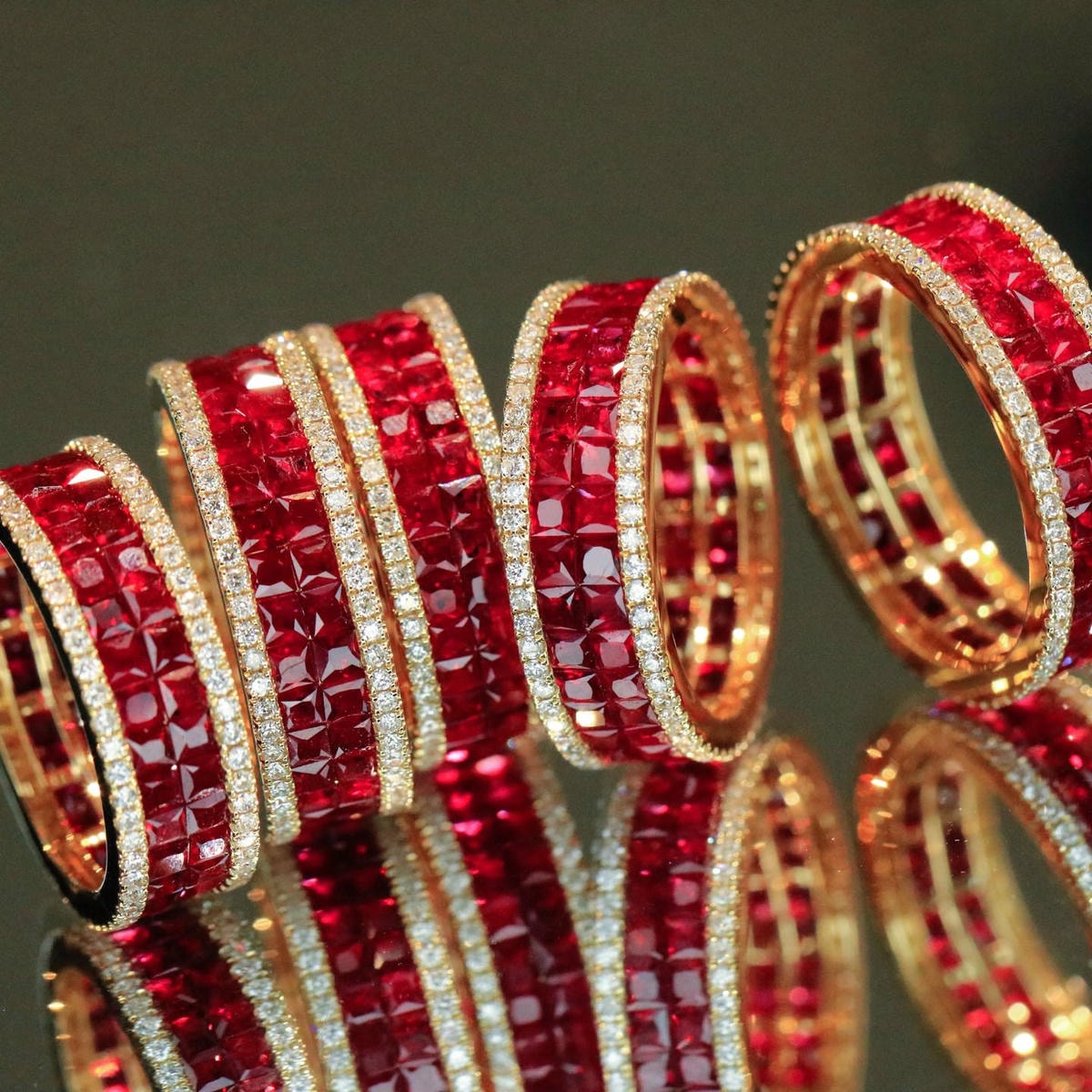 18K天然紅寶石-多層次貴族風戒指 - 第5張圖 18K天然紅寶石-多層次貴族風戒指