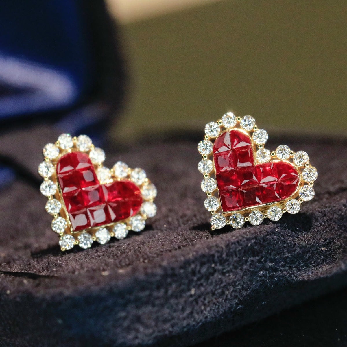 18K天然紅寶石-甜美愛心耳環 - 第2張圖 18K天然紅寶石-甜美愛心耳環