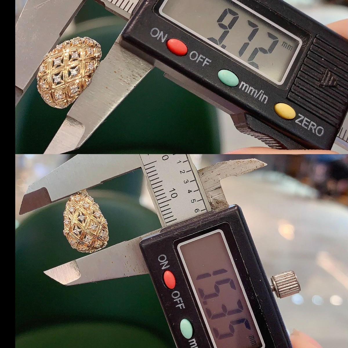 18K天然鑽石-精品鴿子蛋耳環