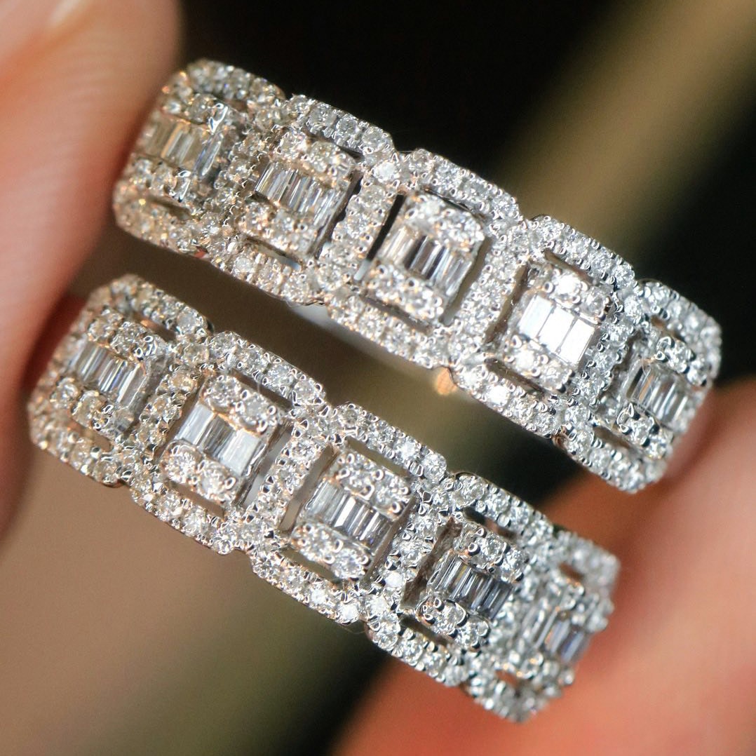 18K天然鑽石-冰糖閃閃戒指