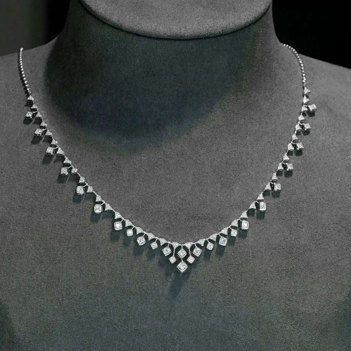 18K天然鑽石-繁星點點萬能扣項鍊