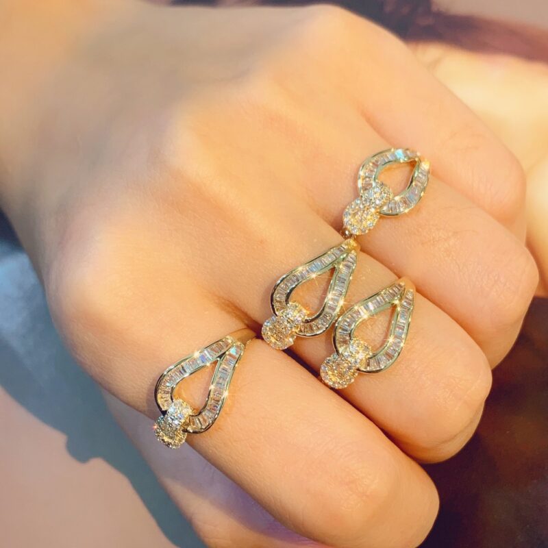 18K天然鑽石-輕奢優雅戒指