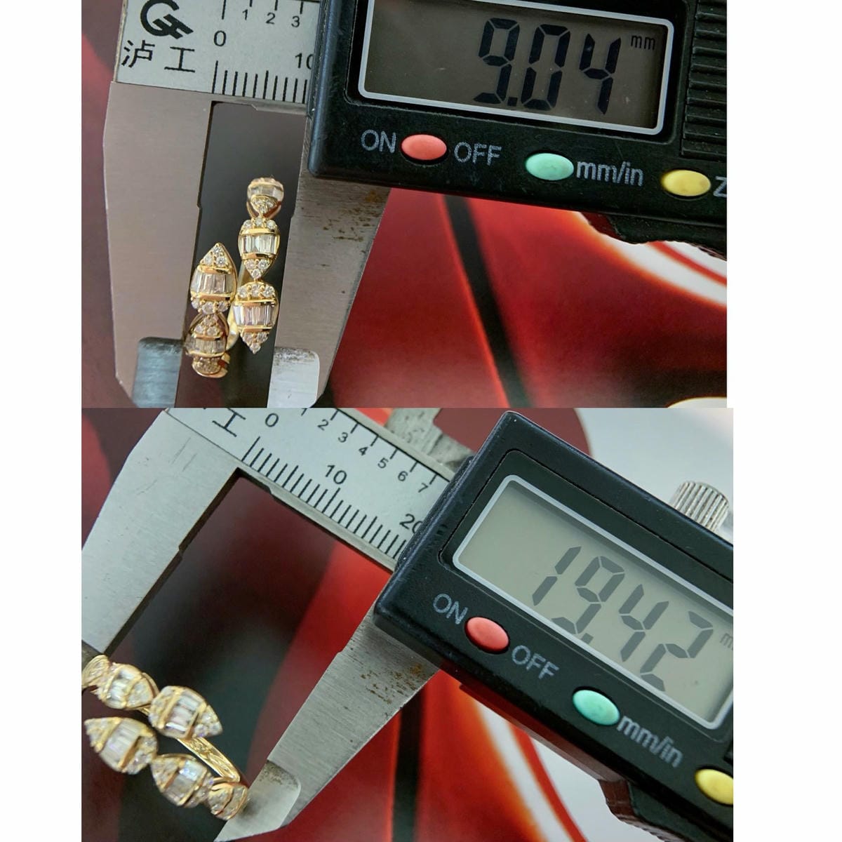 18K天然鑽石-幸運四葉草戒指